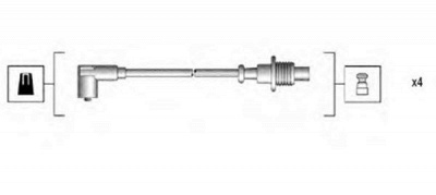 MAGNETI MARELLI 941135160703 -  Комплект проводов зажигания